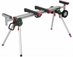 Metabo KSU401 Mitre Saw Stand with adjustable rollers, length stop adjustable foot and transportation wheel £179.95